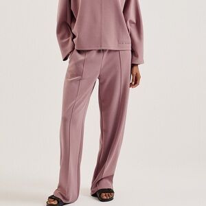 Ted Baker Nowelll Cupro Split Hem Jogger Dusky-Pink women’s medium